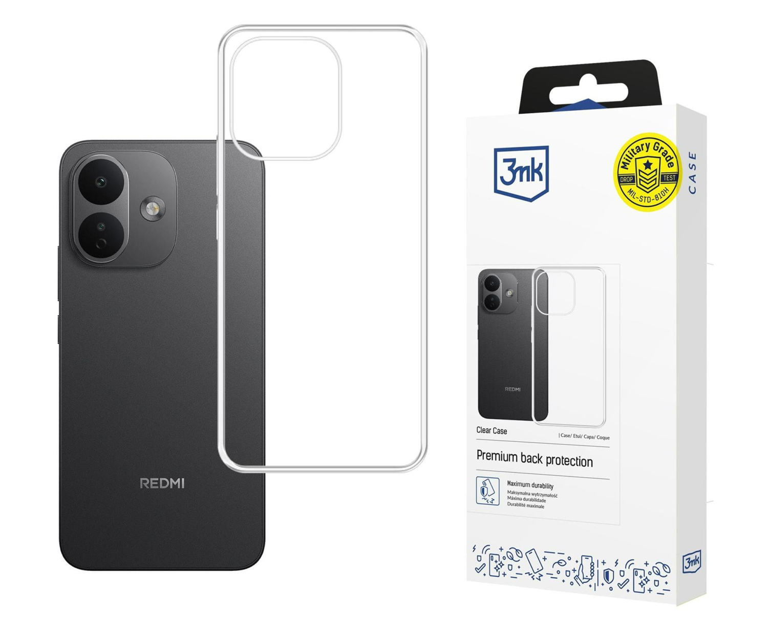 3mk Clear Case do Redmi Note 17 Pro 5G