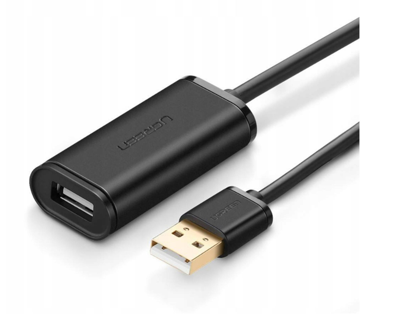 UGREEN Kabel przedłużający USB 2.0 US121 aktywny 20m czarny