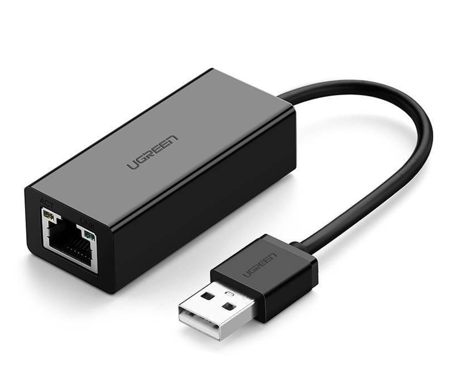 UGREEN CR110 Adapter sieciowy USB do RJ45 czarny