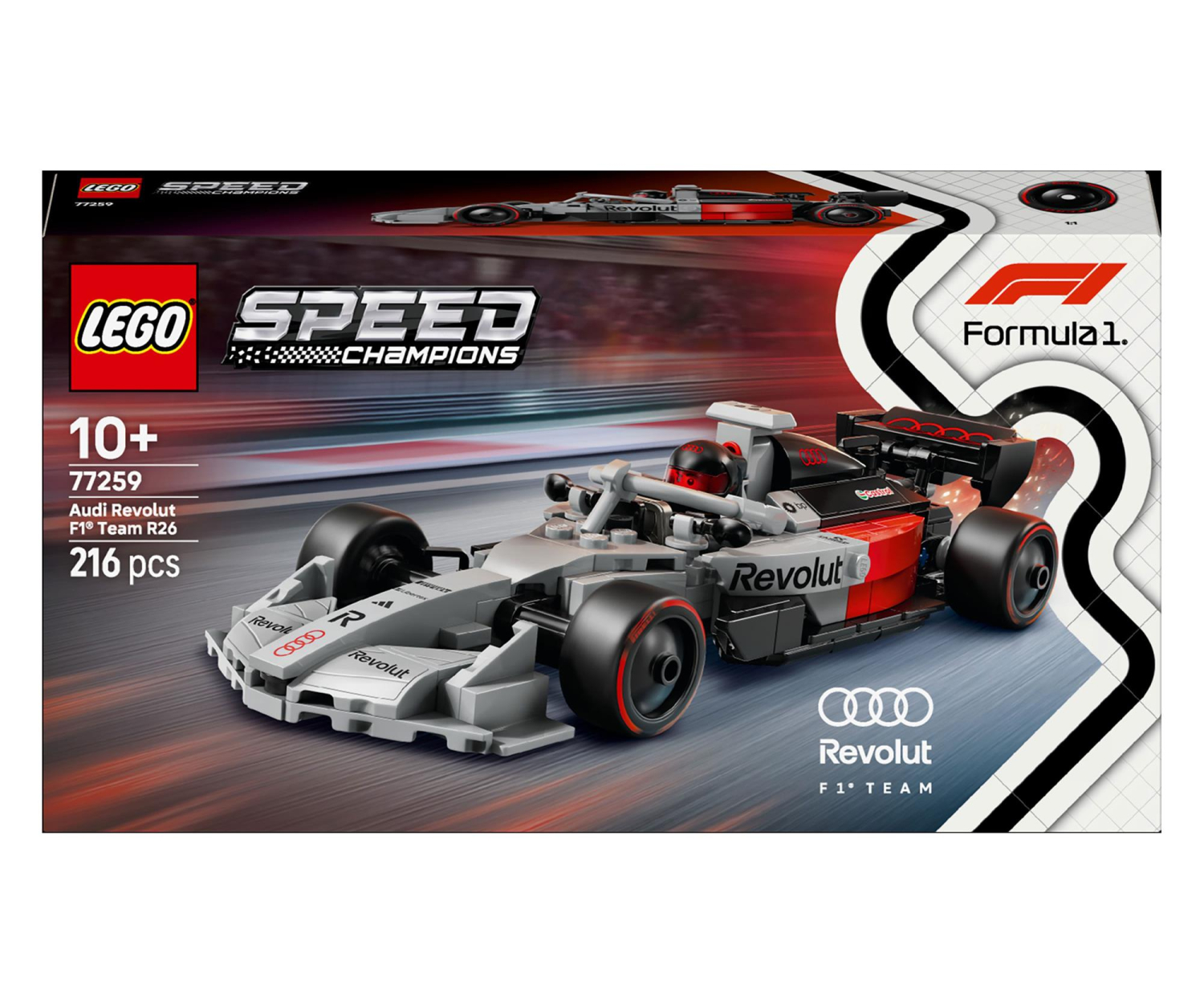 LEGO SPEED CHAMPIONS 77259 Bolid Audi Revolut F1® Team R26 - odbiór za 0 zł we wszystkich salonach x-kom i Neonet