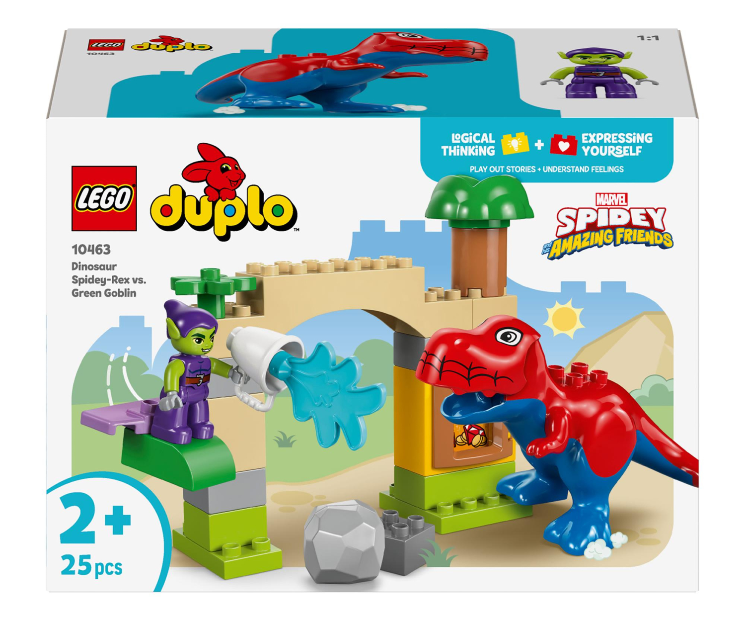 LEGO DUPLO 10463 Dinozaur Spidey-Rex i Zielony Goblin - odbiór za 0 zł we wszystkich salonach x-kom i Neonet