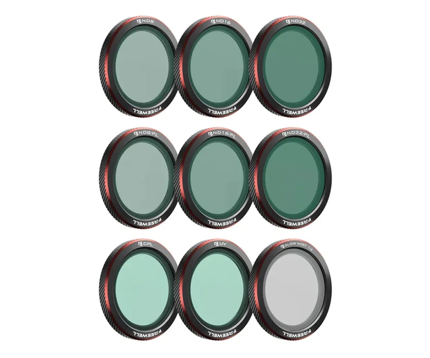 Freewell Mega Filters (ND, CPL, UV, Glow Mist 1/4) do DJI Neo 2