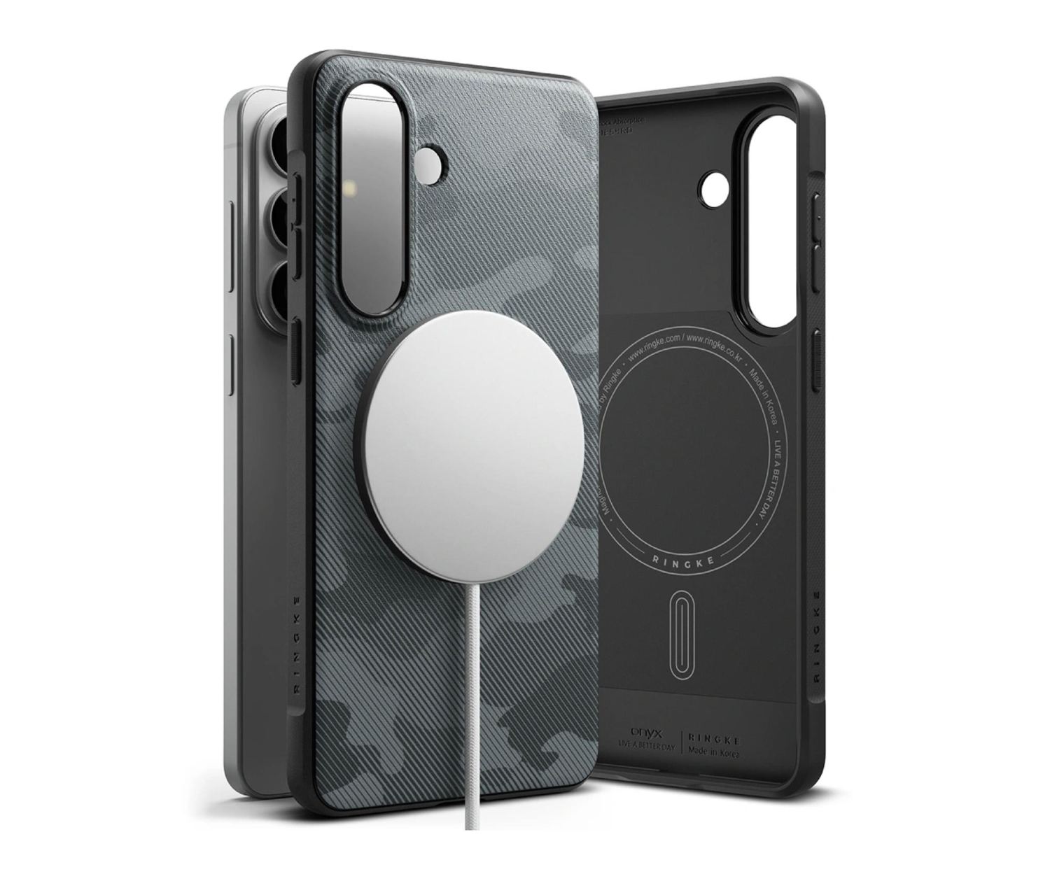 Ringke Onyx Magnetic Magsafe Galaxy S26 Camo Black