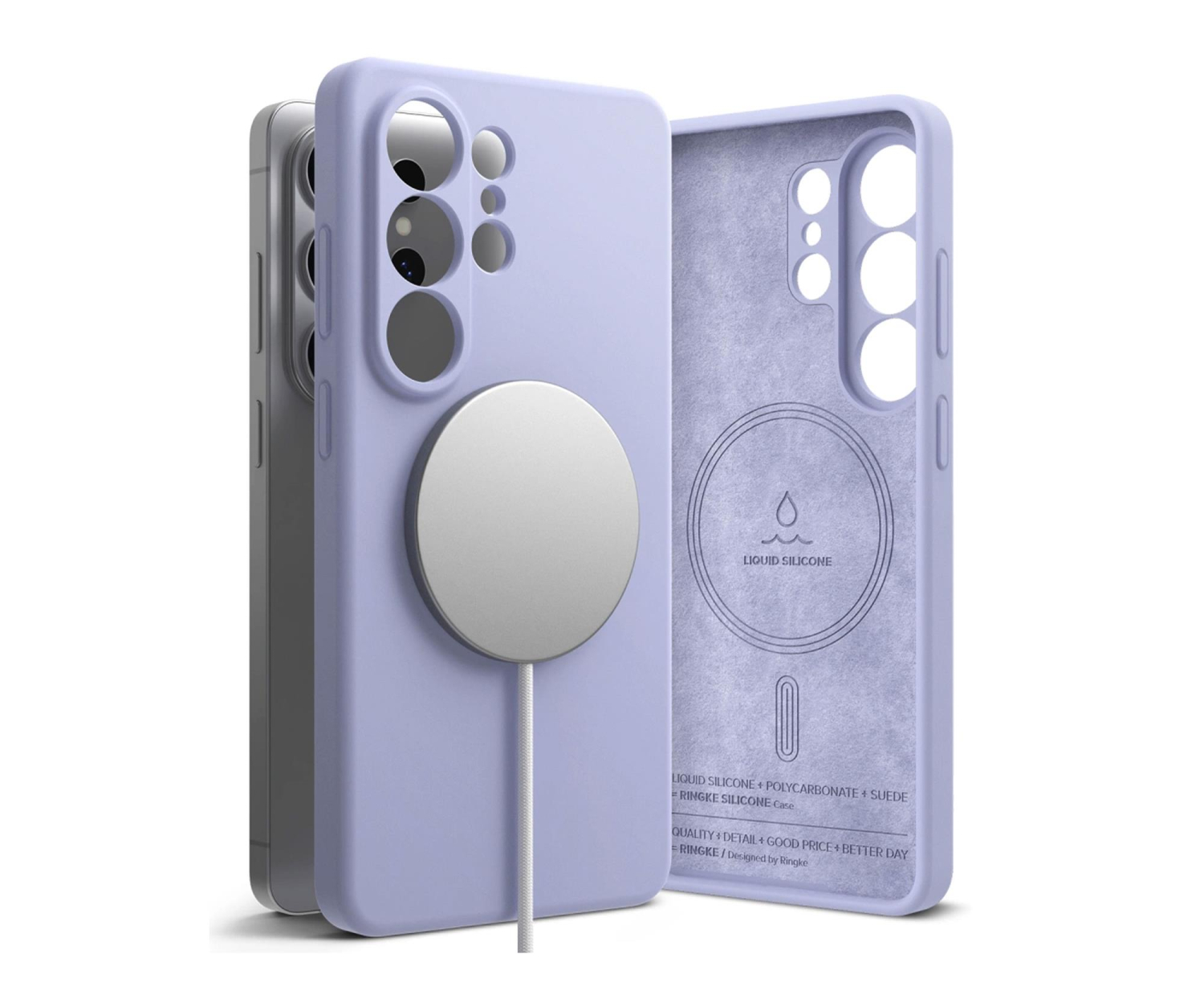 Ringke Silicone Magnetic Magsafe Galaxy S26 Ultra Lavender