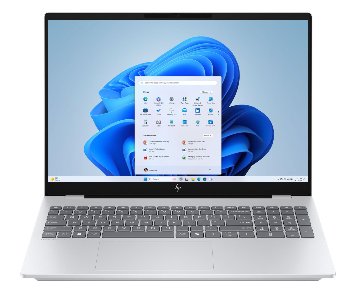 HP OmniBook 7 Core 7-240H/24GB/1TB/Win11 Touch OLED