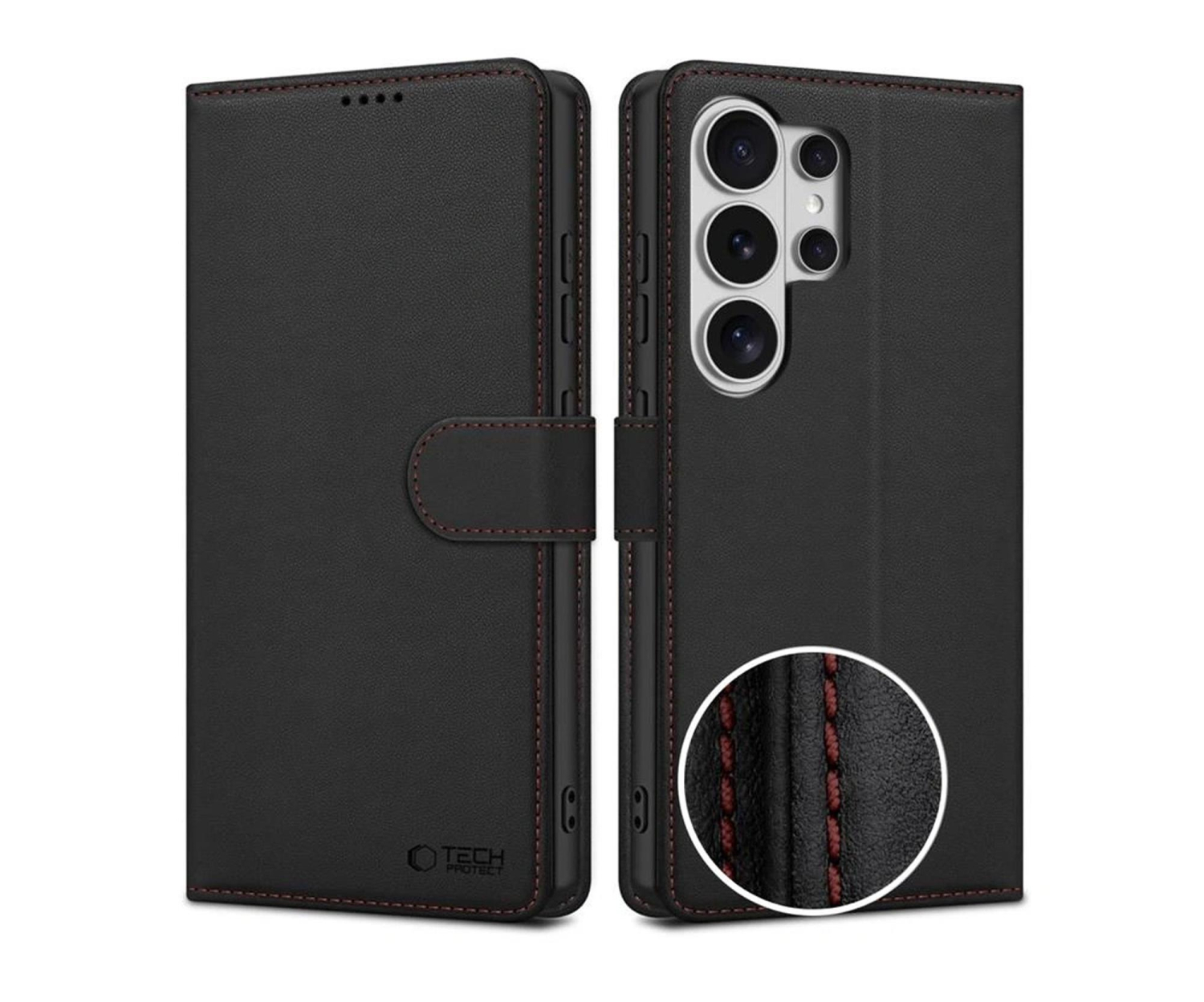 Tech-Protect Wallet Galaxy S26 Ultra Black/Red