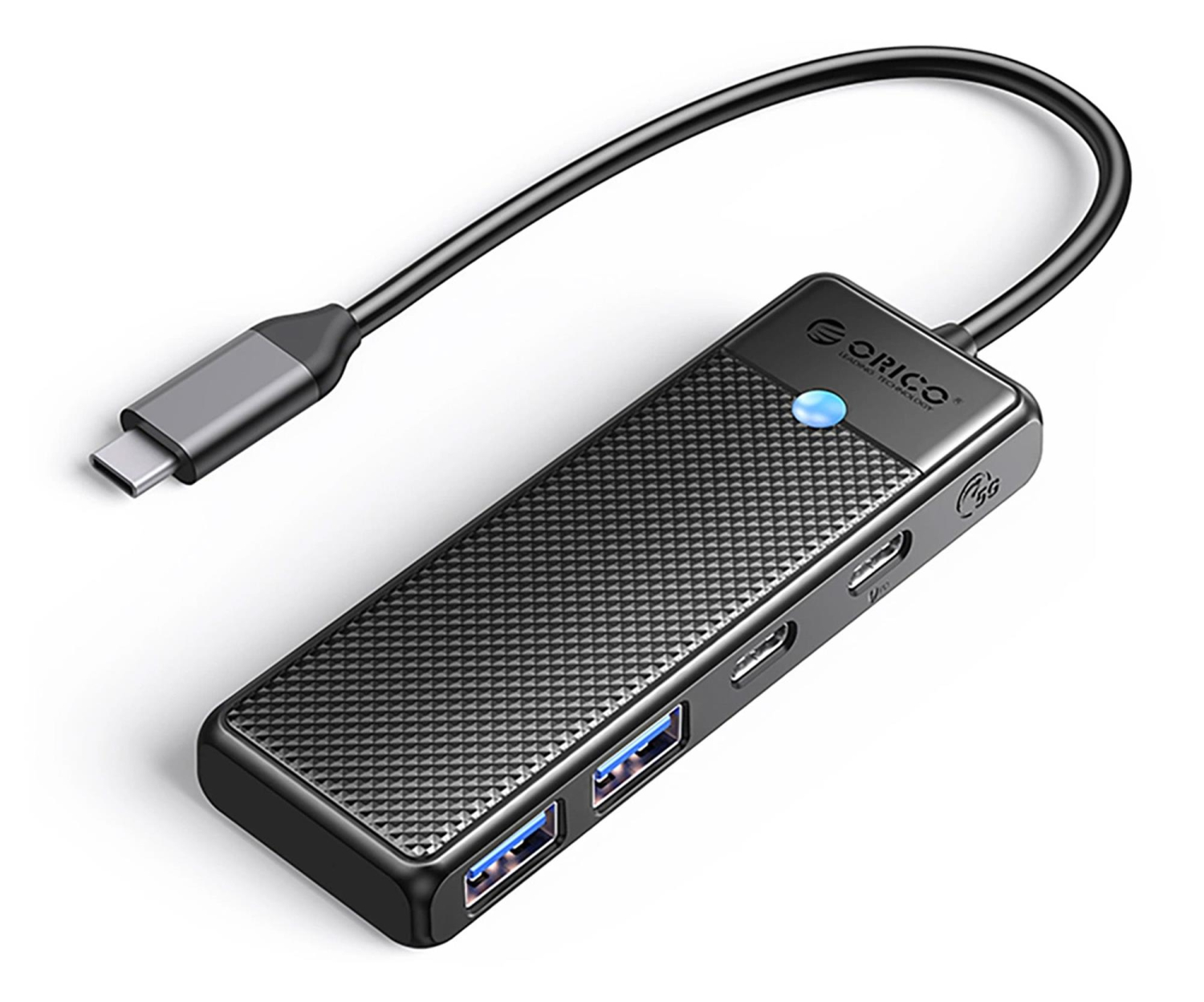 Orico Hub USB-C - 2x USB-A 3.0 + 2x USB-C 3.0 - czarny