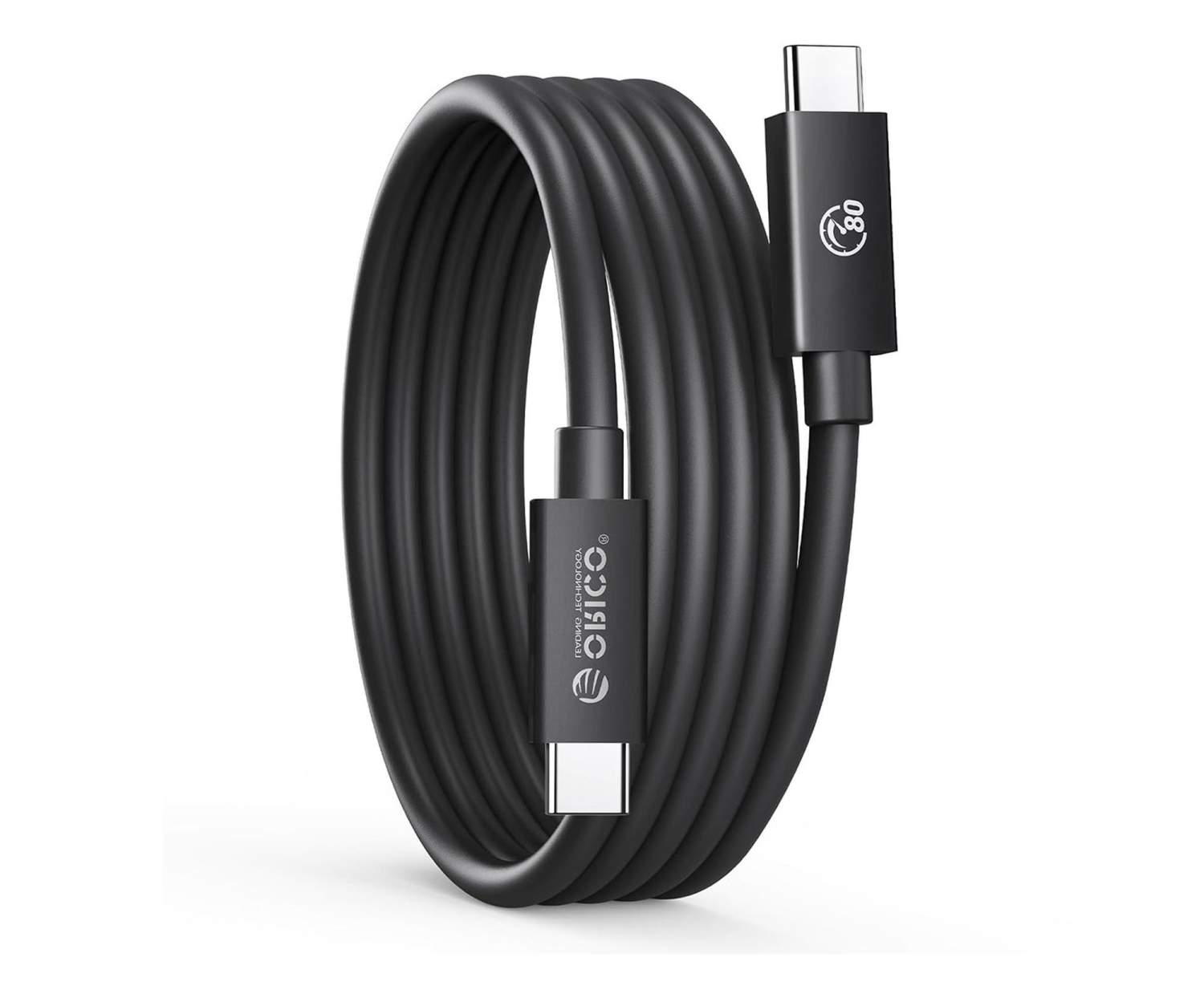Orico TBZ5-15-BK-BP Thunderbolt 5 USB-C do USB-C 8K@60Hz 240W 1,5m Czarny