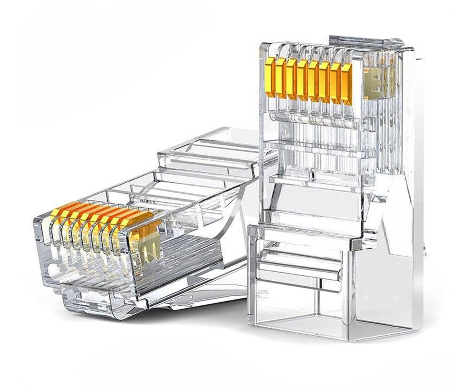 UGREEN NW120 RJ45 Cat.6 10szt Przezroczysty
