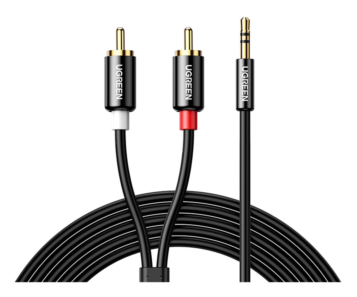UGREEN AV116 jack 3,5 mm - 2x RCA 5m Czarny