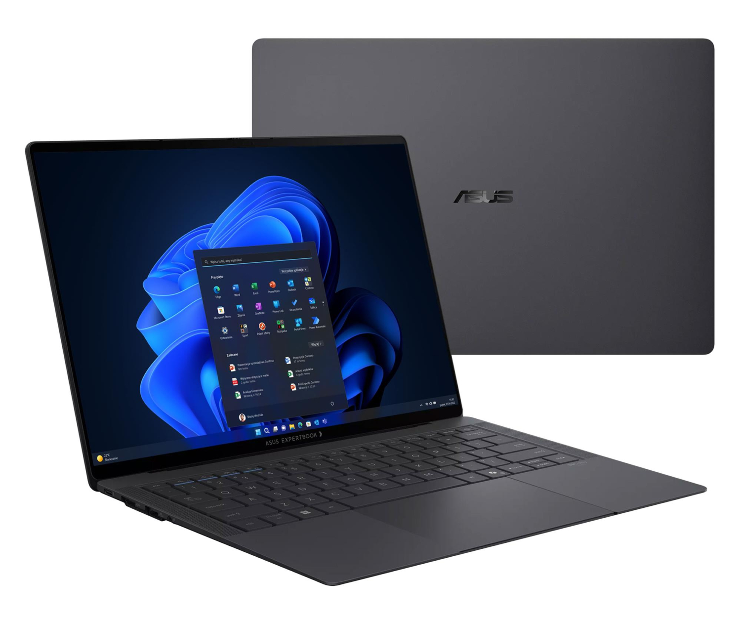 ASUS ExpertBook Ultra B9406CAA-TH0747X OLED 14" 120Hz Ultra 7 356H 32GB RAM 1TB Dysk SSD Win11 Pro Szary Funkcje AI