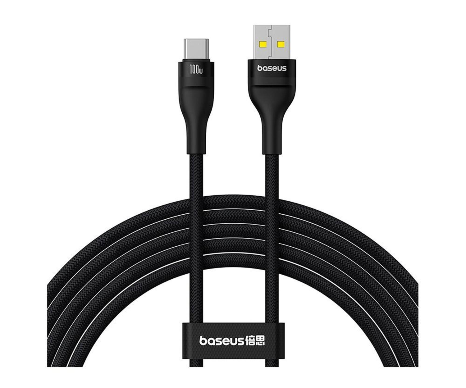 Baseus Kabel Flash 2 USB-A / USB-C 100W 2 m - czarny