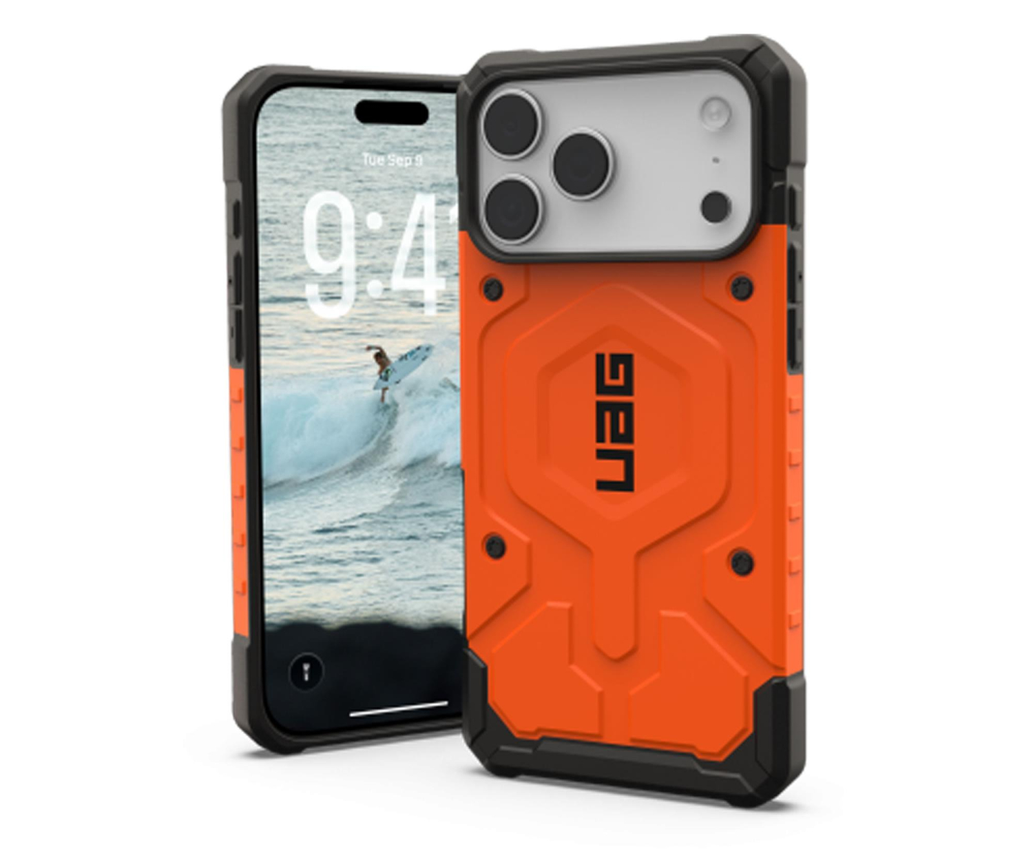 UAG Pathfinder etui do iPhone 17 Pro Max MagSafe orange