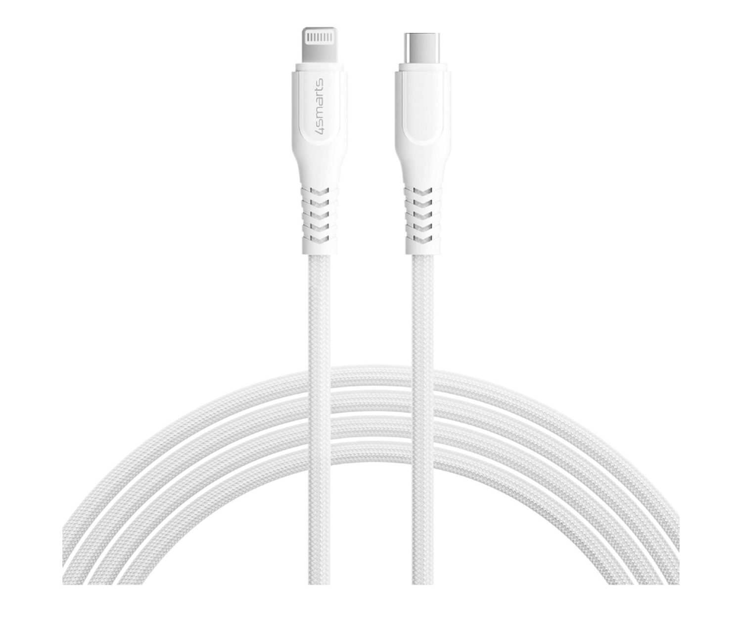 4smarts Kabel Lightning do USB-C 30W 1.5m biały