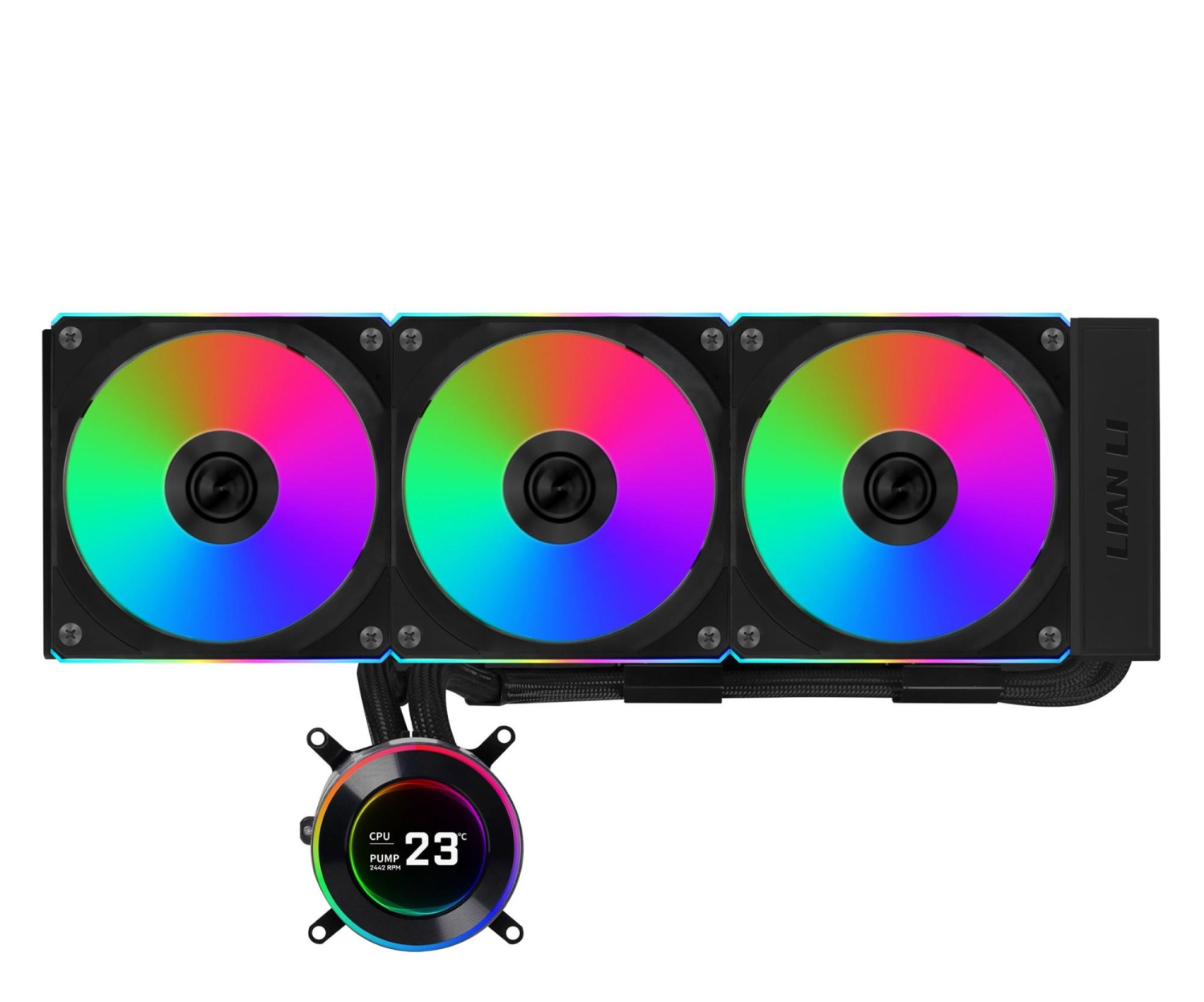 Lian Li HydroShift II LCD-C 360CL ARGB Black 3x120mm