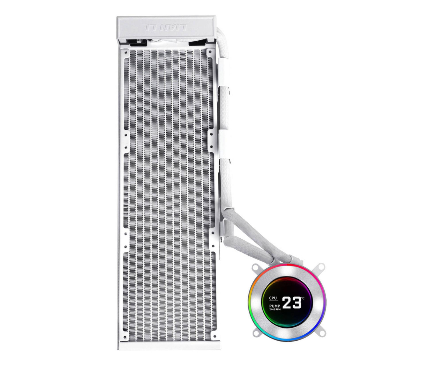 Lian Li HydroShift II LCD-C 360N Fanless ARGB White