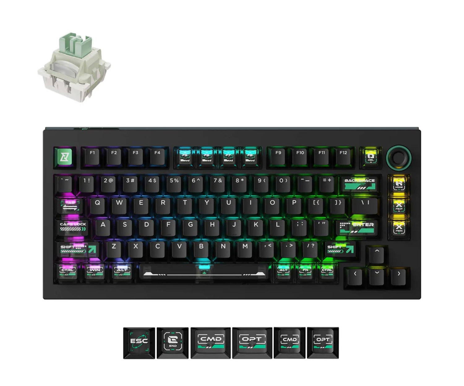 Keychron Lemokey L5 HE W1 (Magnetic 8k Cyber)