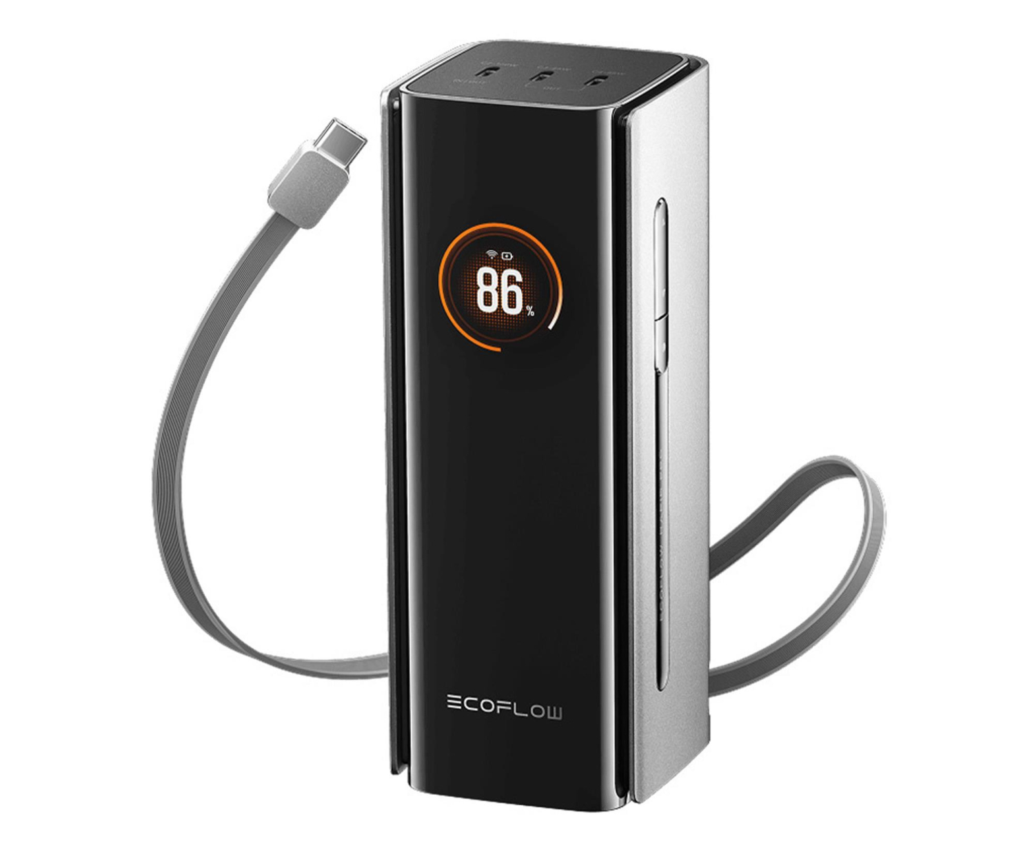 EcoFlow RAPID Pro Power Bank (20 000 mAh, 230 W, wbudowany kabel 100 W)
