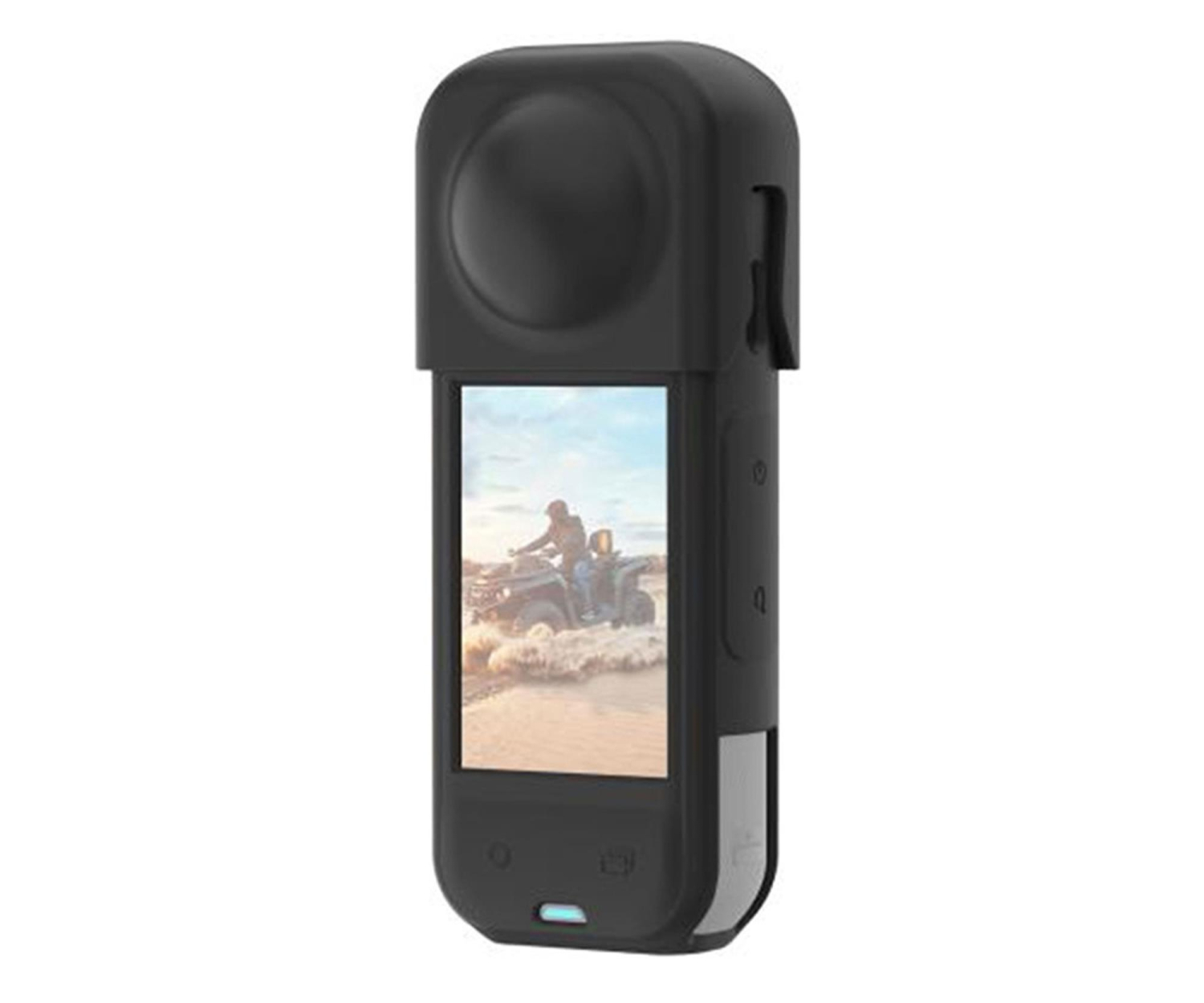 Puluz Silikonowe etui z osłoną obiektywu do Insta360 X5