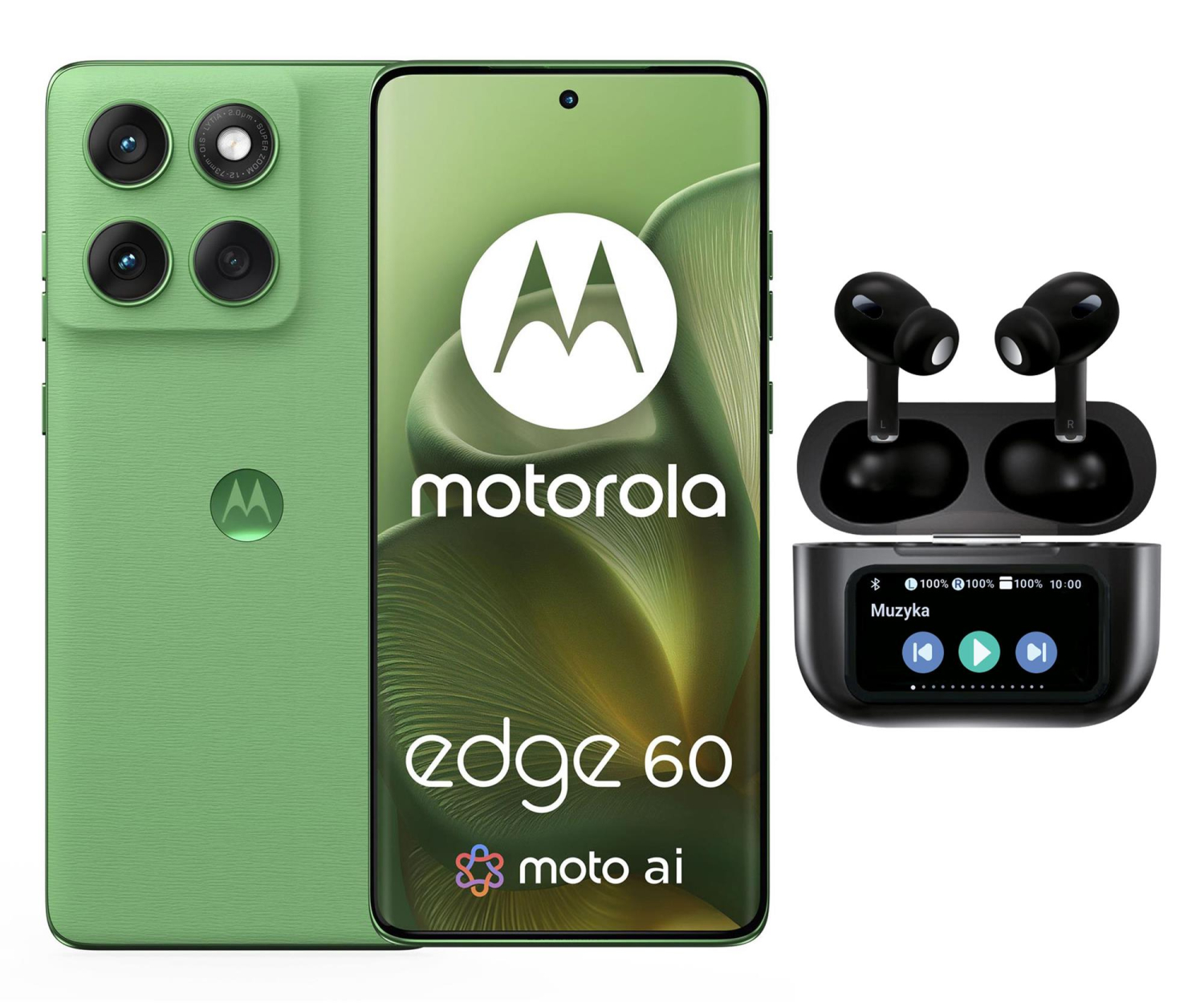 Motorola edge 60 5G 12/512GB Shamrock 120Hz + Smart Buds Pro