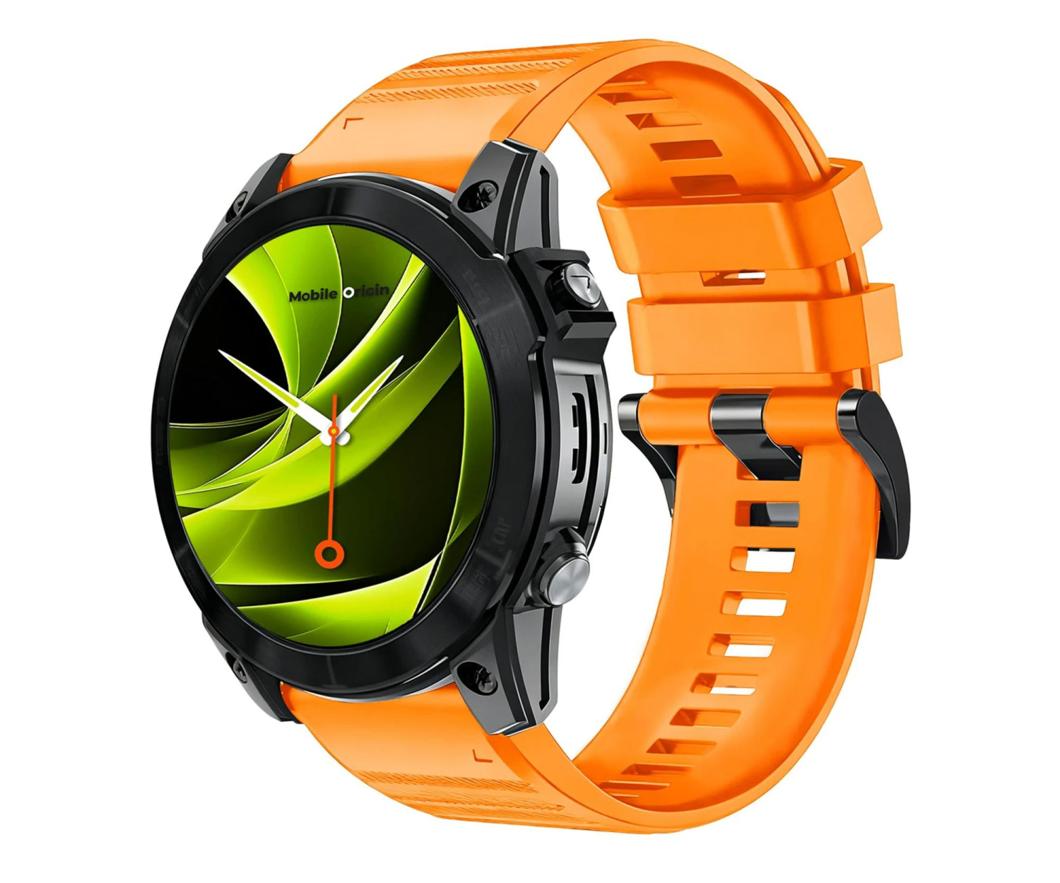 Mobile Origin Easy Strap Silicone Watch 26mm Orange