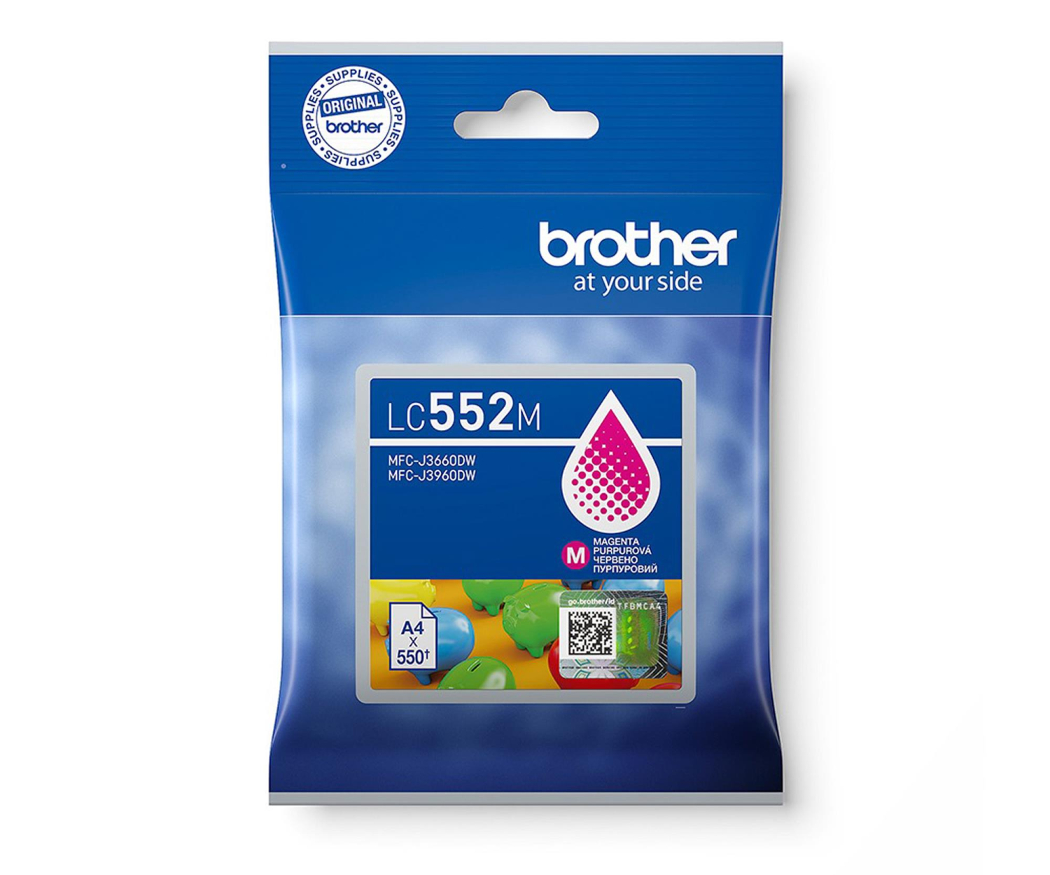 Brother LC552M magenta 500 str.