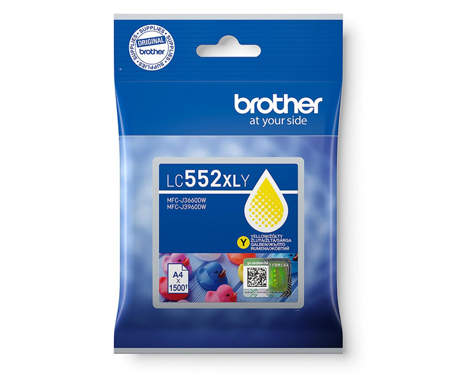 Brother LC552XLY yellow 3000 str.