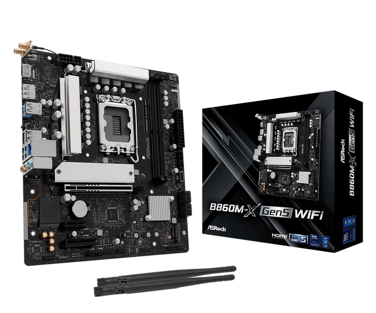 ASRock Płyta główna B860M-X GEN5 Wi-Fi s1851 2DDR5 mATX