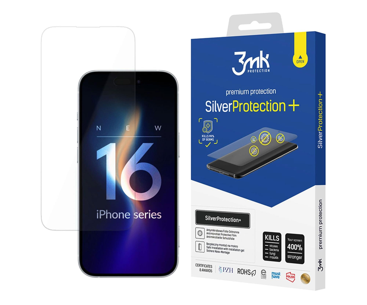 3mk SilverProtection+ do Apple iPhone 16
