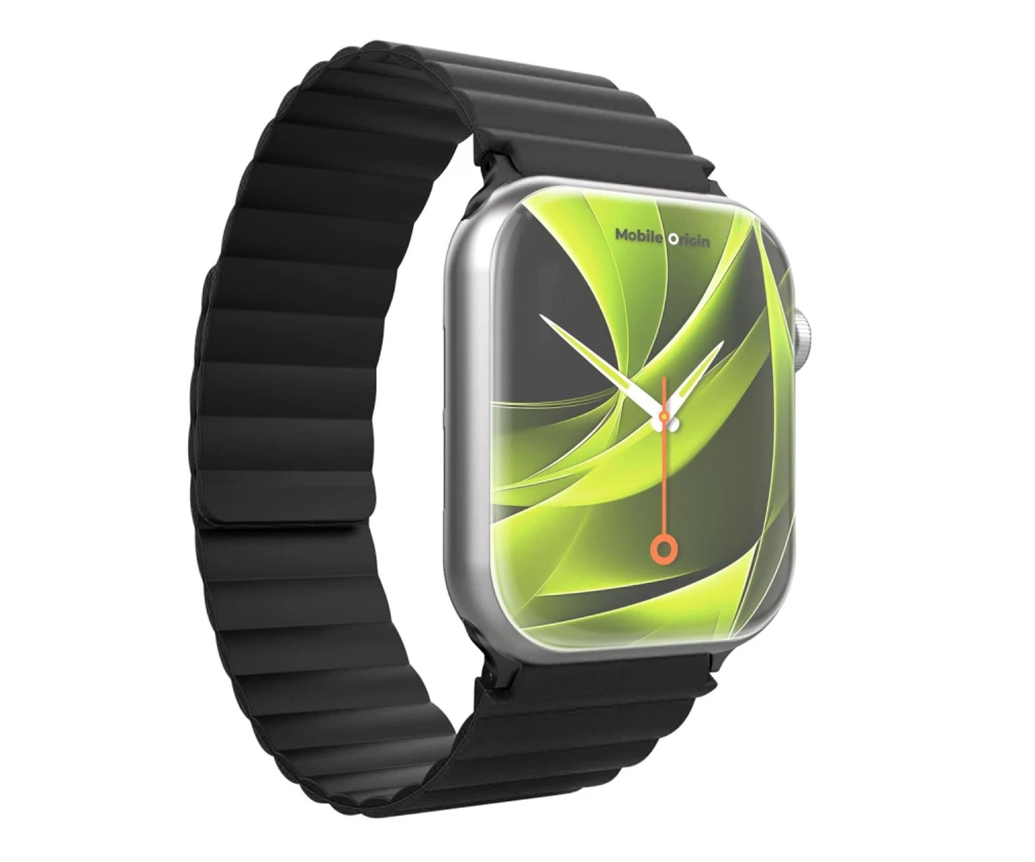 Mobile Origin Magnetic Watch Strap IIblack/black Apple Watch 49mm/46mm/45m