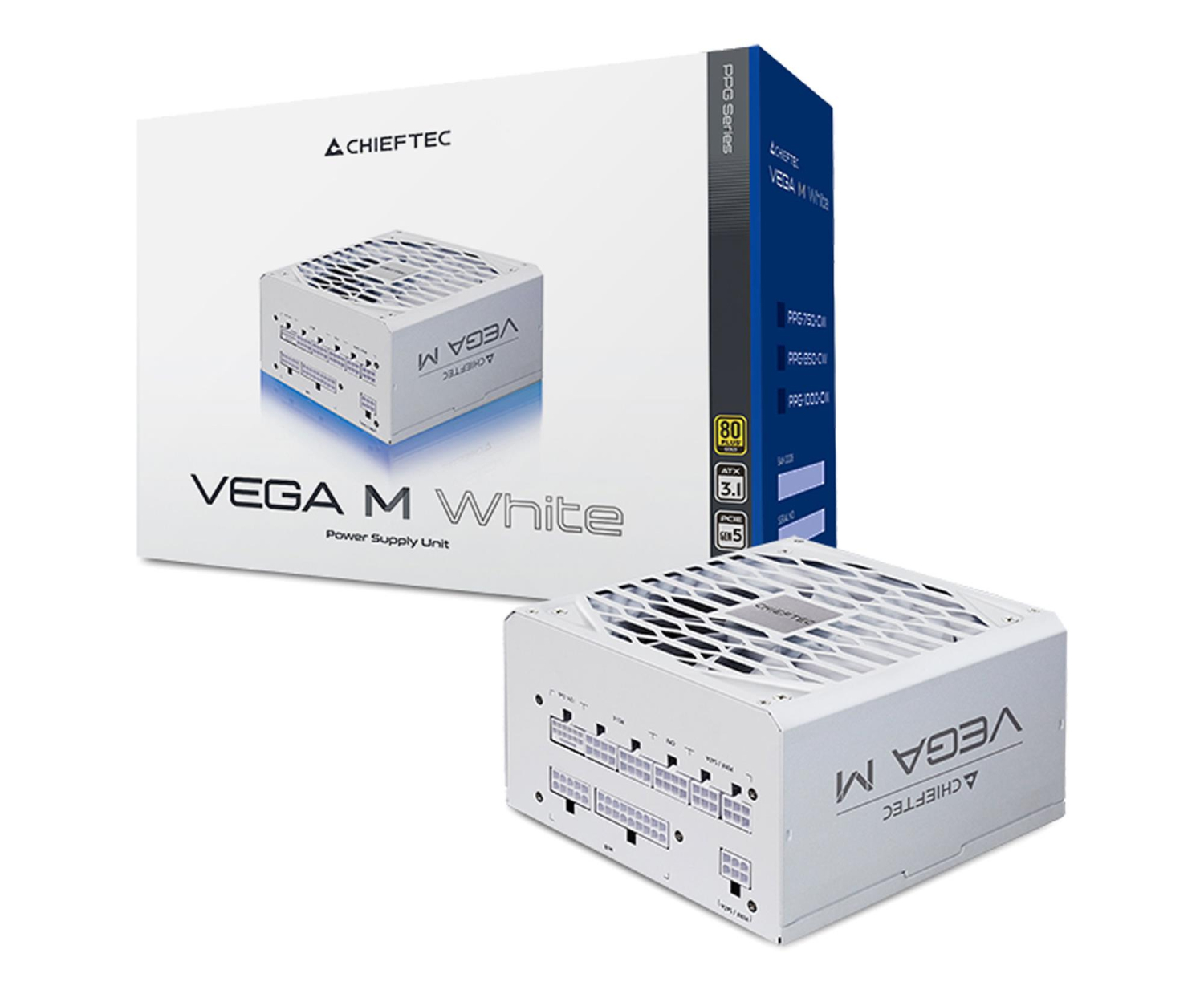Chieftec Vega M 750W 80 Plus Gold White