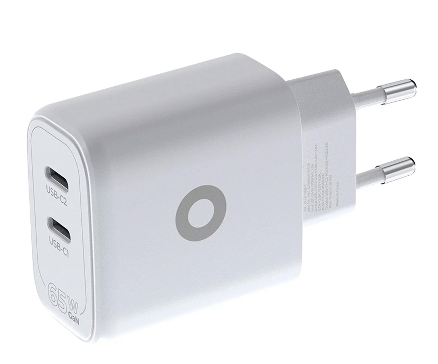Mobile Origin GaN 65W Charger TÜVMO19 Dual USB-C