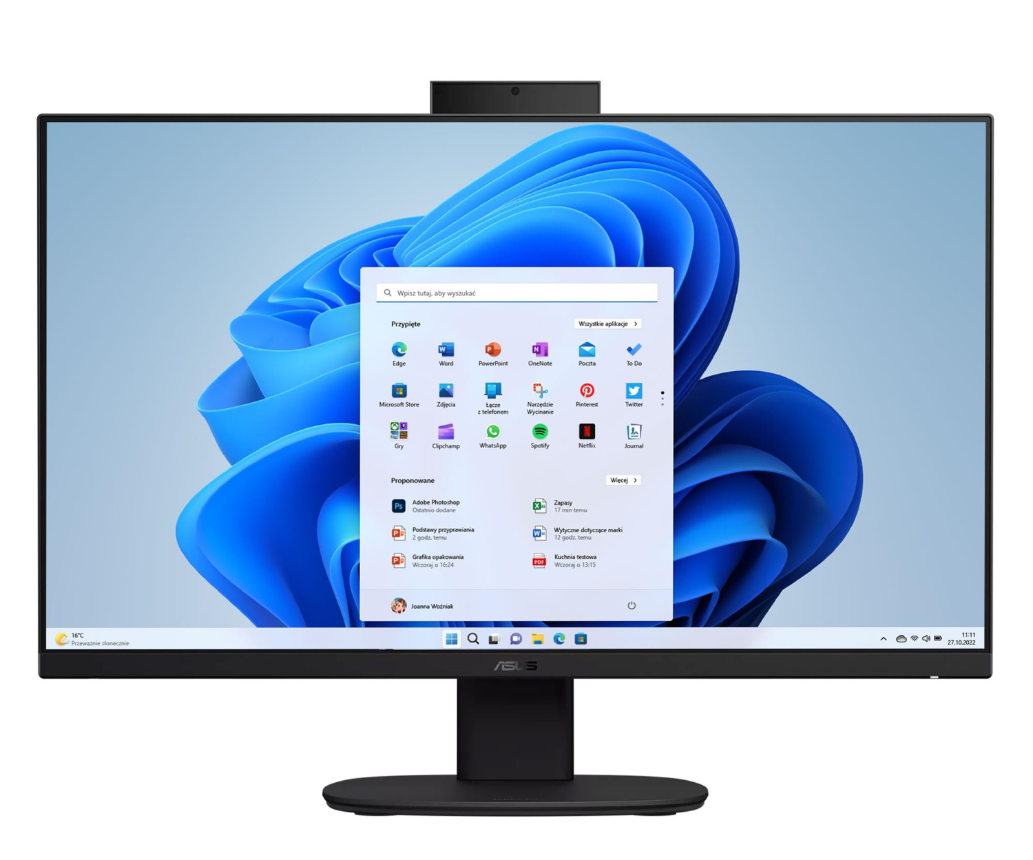 ASUS V600 AIO 27" Ryzen AI 5-330/16GB/512/Win11 Touch