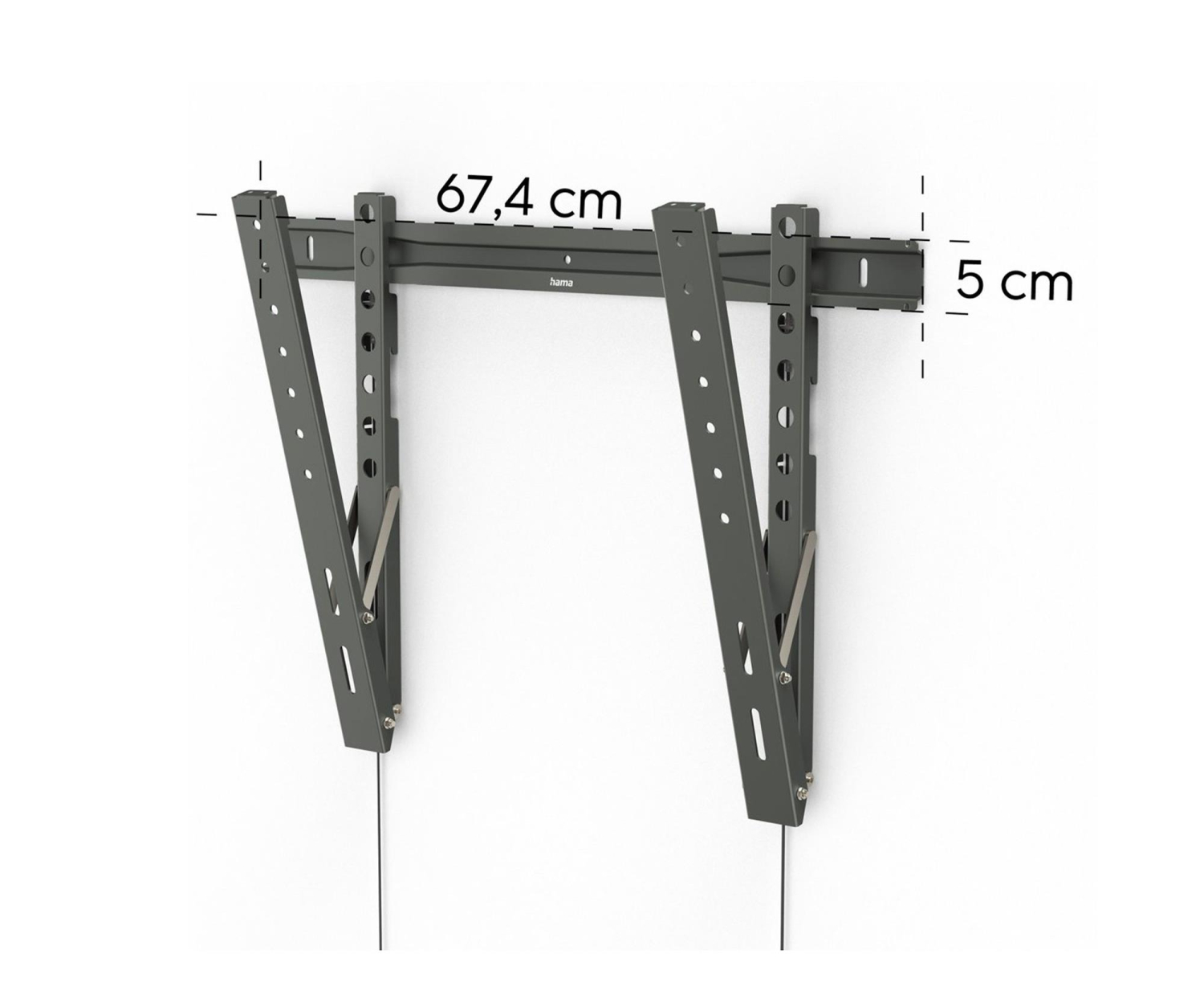 Hama Uchwyt LCD/LED VESA 600x400 motion 90" ultraslim