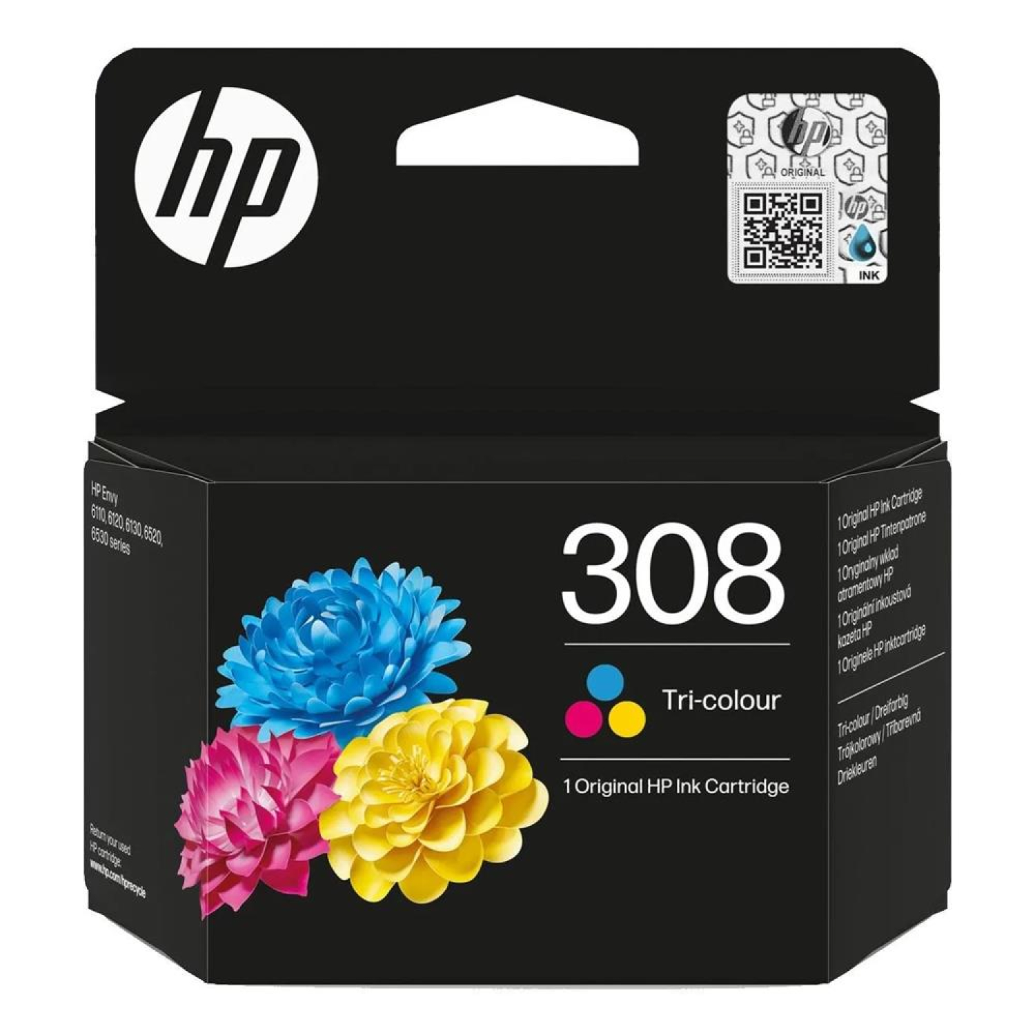 HP 308 CMY 120 str. Instant Ink