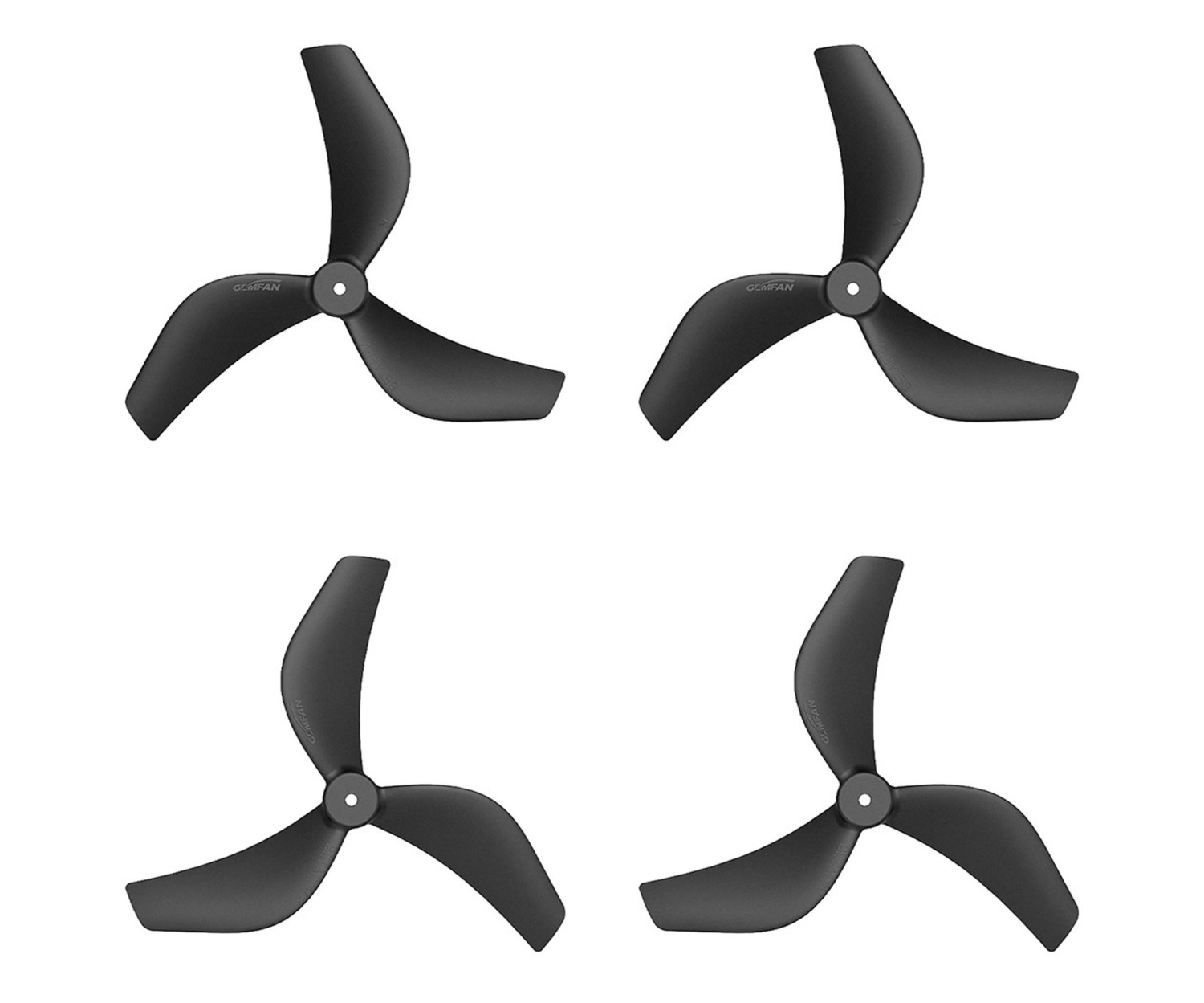 BetaFPV Gemfan 2218 (1.5mm) Black - potrójne śmigła