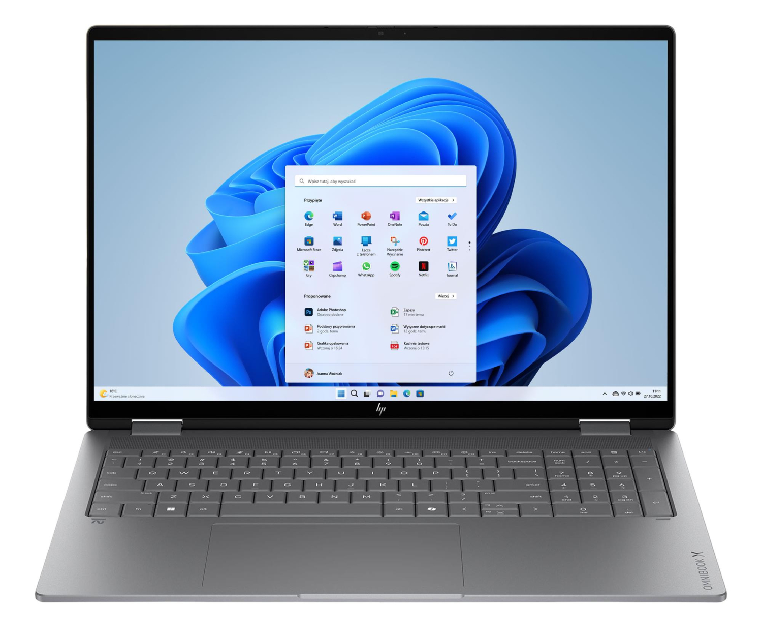 HP Omnibook X FLIP 16 Ryzen AI 7-445/24GB/512/Win11 Touch OLED