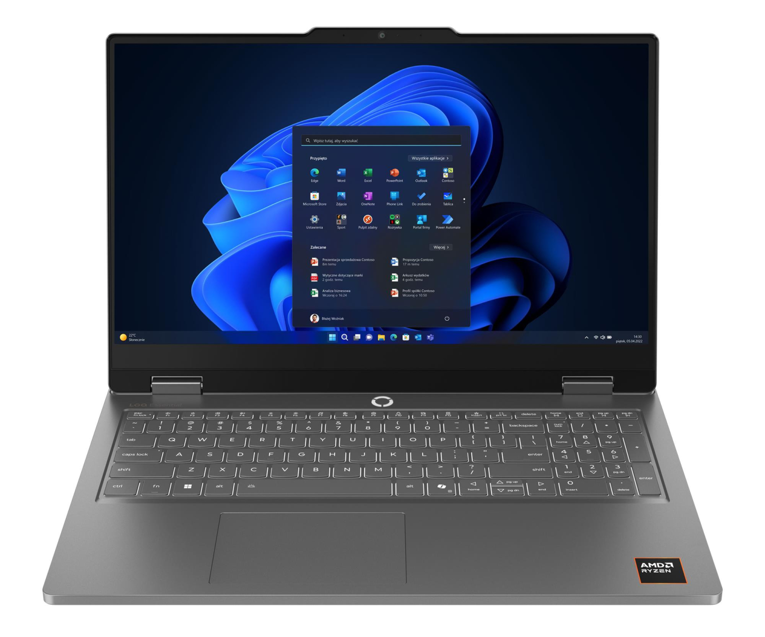 Lenovo LOQ Essential 15 Ryzen 7-170/32GB/512/Win11X RTX5060 144Hz