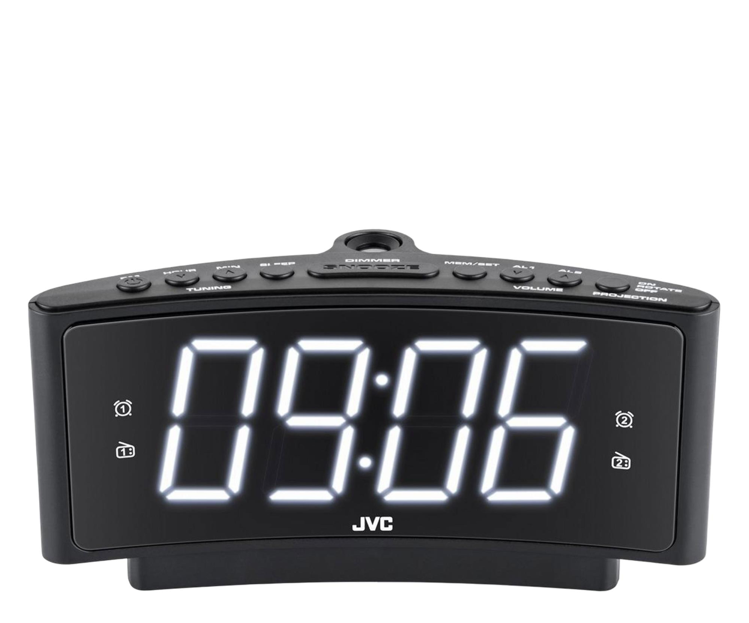 JVC JVC Radiobudzik RA-E314B, Black