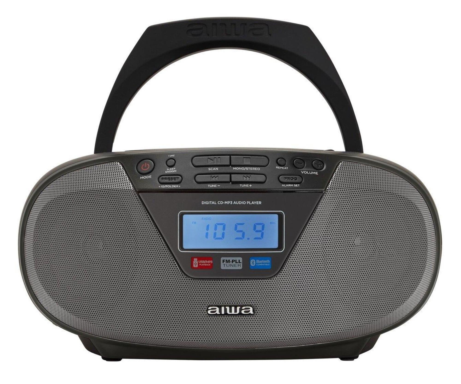 AIWA AIWA boombox BBTU-400BK CD/FM RDS/USB/BT czarny