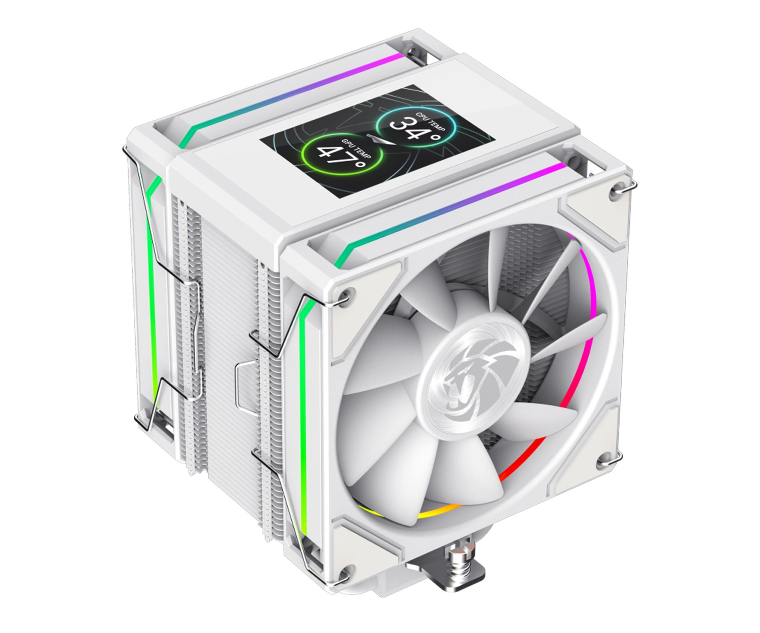 GAMEMAX SIGMA 620 LCD WH White 120x120mm