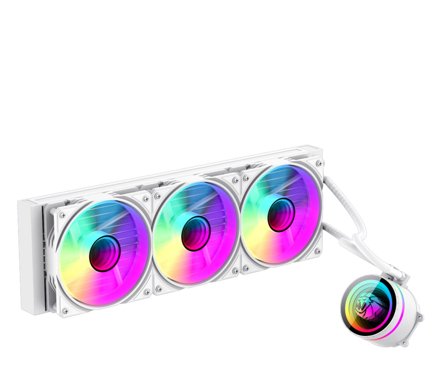GAMEMAX ICEBURG 360 INFINITY WH White 3x120mm