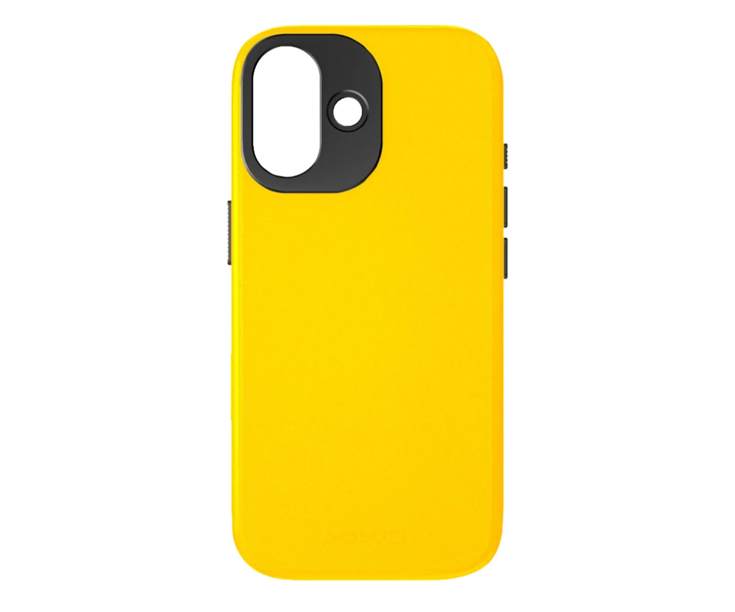 YAXO Leather Gear Slim Case MagSafe iPhone 17 Honey Yellow