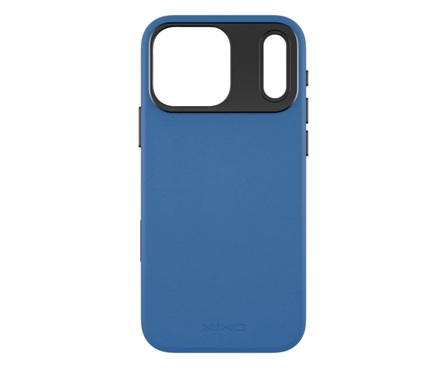 YAXO Leather Gear Slim Case MagSafe iPhone 17 Pro Electric Blue
