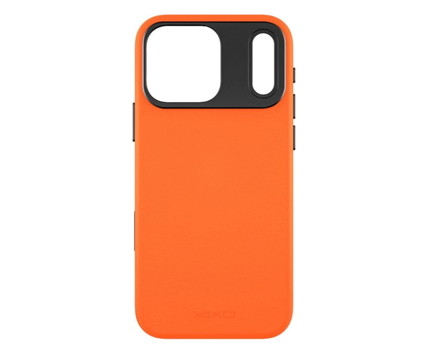 YAXO Leather Gear Slim Case MagSafe iPhone 17 Pro Magma Orange