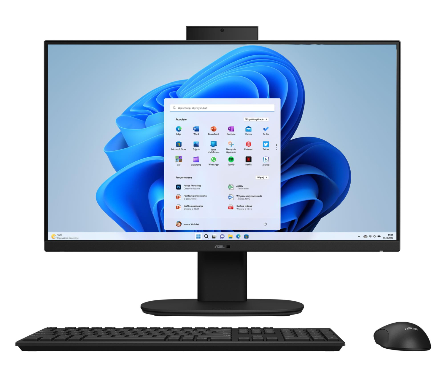 ASUS VM640KA AIO 24" Ryzen AI 5-330/16GB/512/Win11 100Hz Czarny