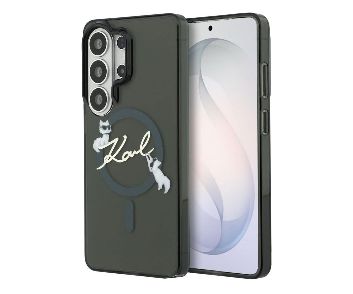 Karl Lagerfeld Etui KC Script MagSafe do Galaxy S26 Ultra czarny