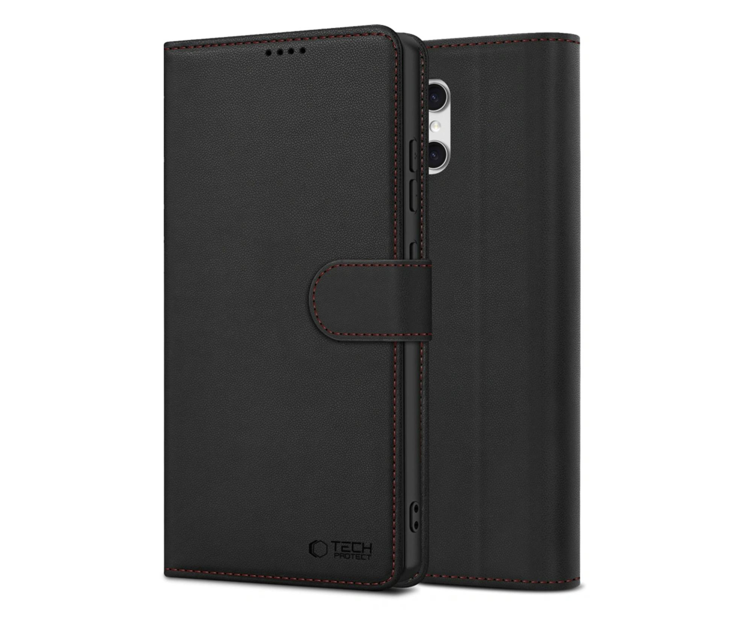 Tech-Protect Wallet Galaxy A57 5G Black/Red