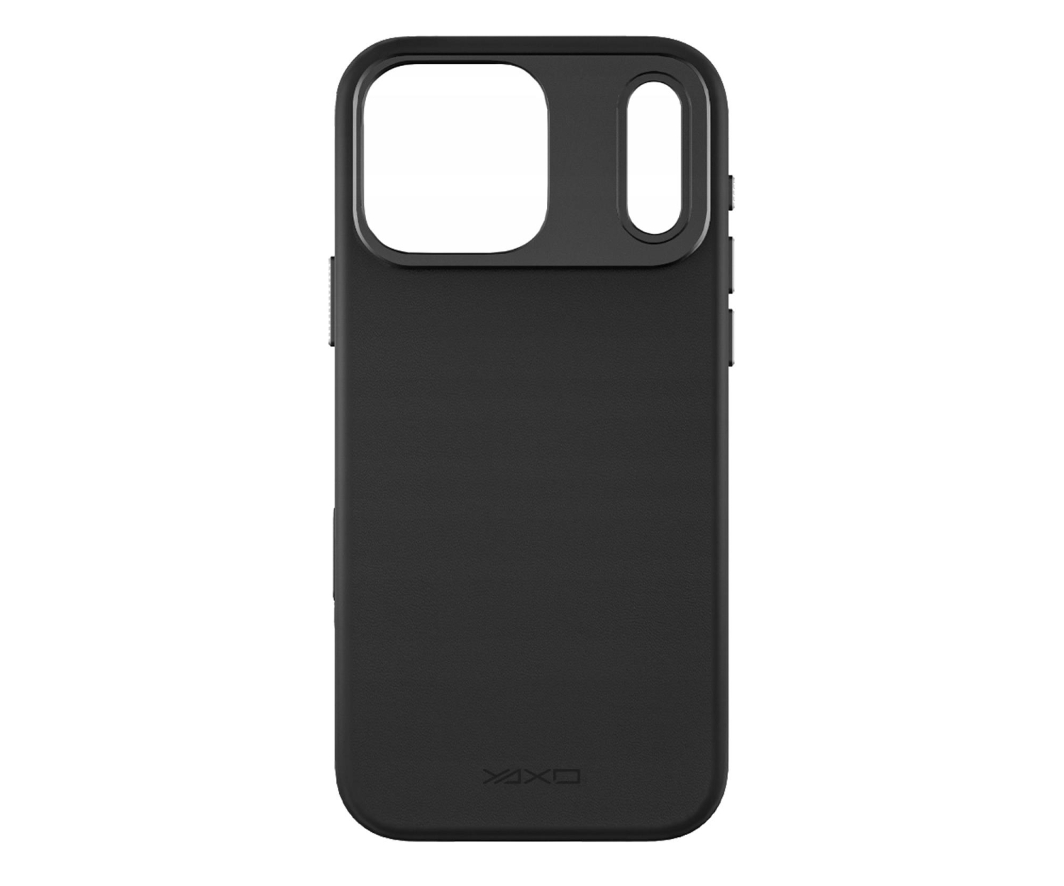 YAXO Leather Gear Slim Case MagSafe iPhone 17 Pro Max Dusty Black