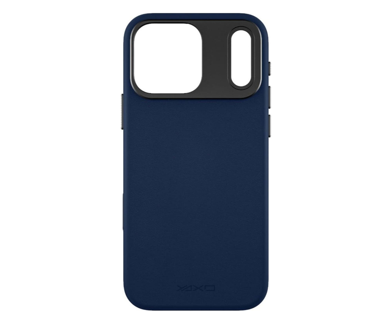 YAXO Leather Gear Slim Case MagSafe iPhone 17 Pro Max Dusky Blue